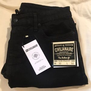 Men’s black jeans